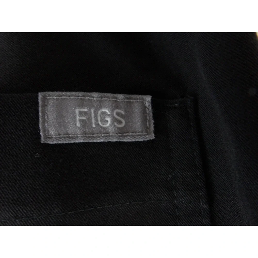 FIGS Technical Collection Black Scrub Pants FM4500S Mens Small S Elastic Waist